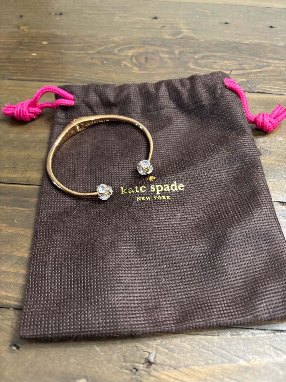 Kate Spade Lady Marmalade Hinged Cuff Bracelet